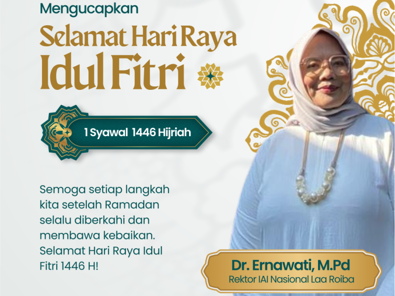 Selamat Hari Raya Idul Fitri 1446 H